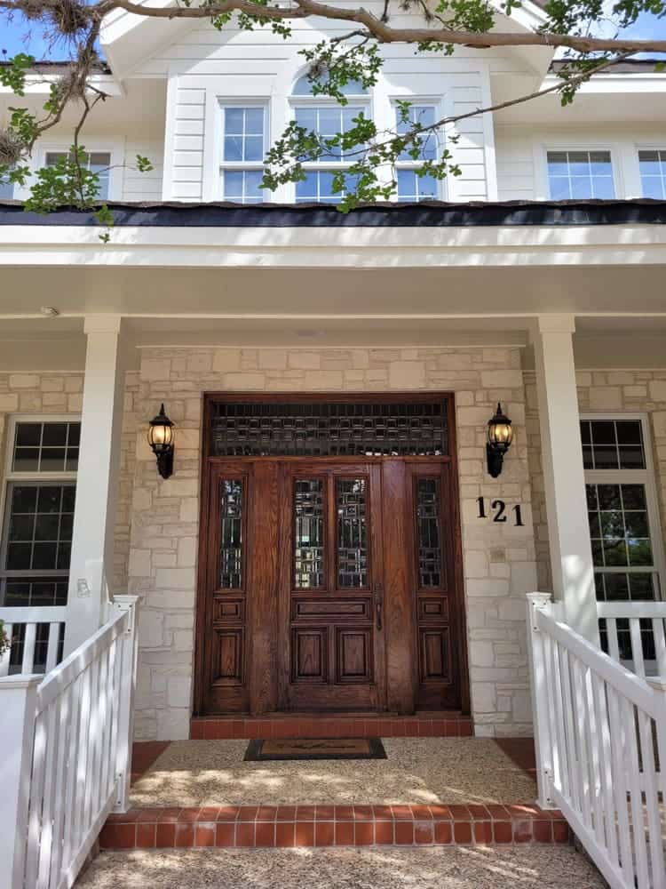Front Door Resurfacing project in San Antonio by SATX Painters