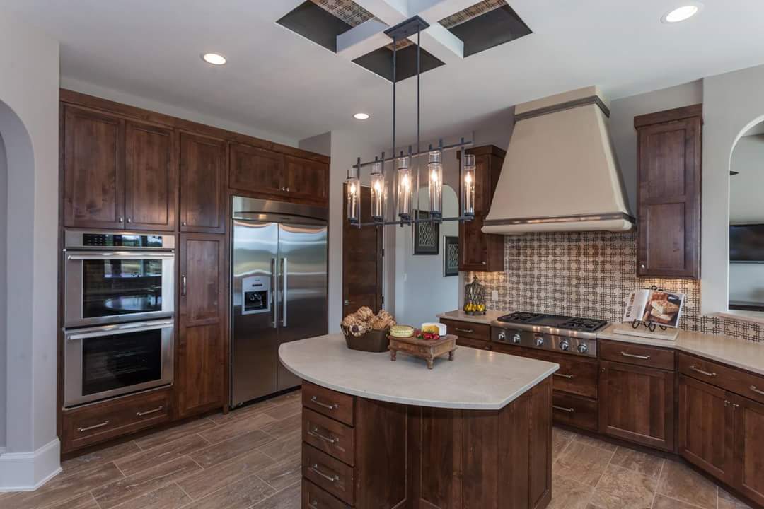 Kitchen cabinet staining in San Antonio