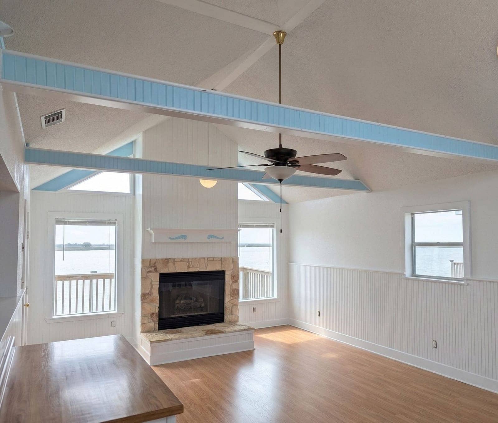 Interior painting with vaulted ceiling in San Antonio