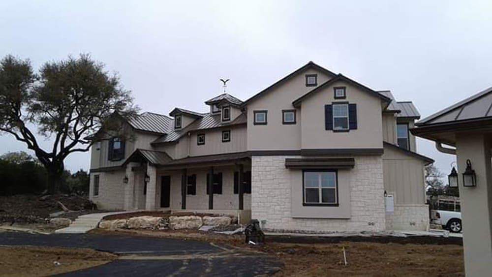 Full exterior home painting in San Antonio