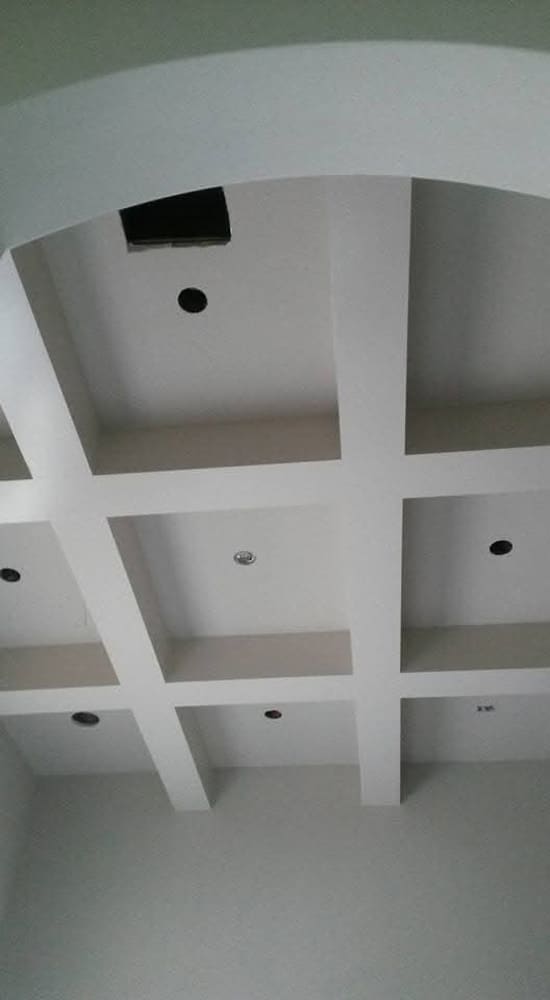 Coffered ceiling painting in San Antonio