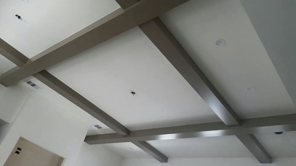Beam ceiling painting in San Antonio