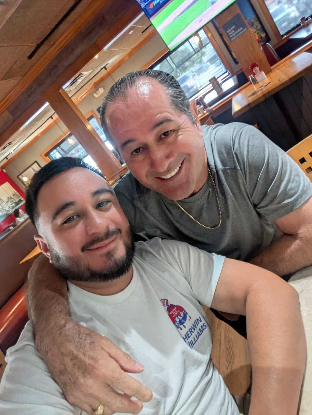 Emmanuel Lailson and his father, the family behind SATX Painters