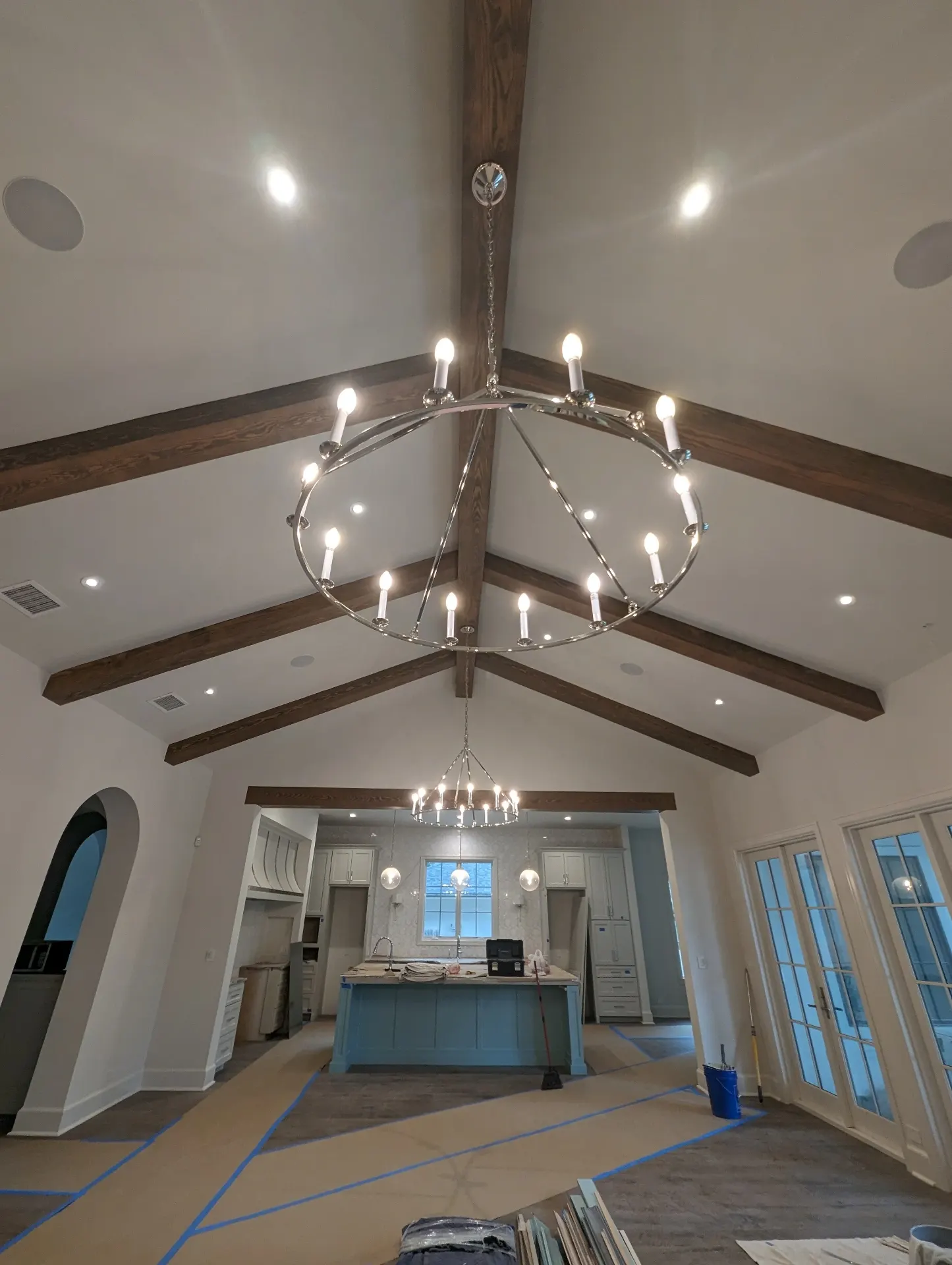 Popcorn Ceiling Removal project in San Antonio by SATX Painters